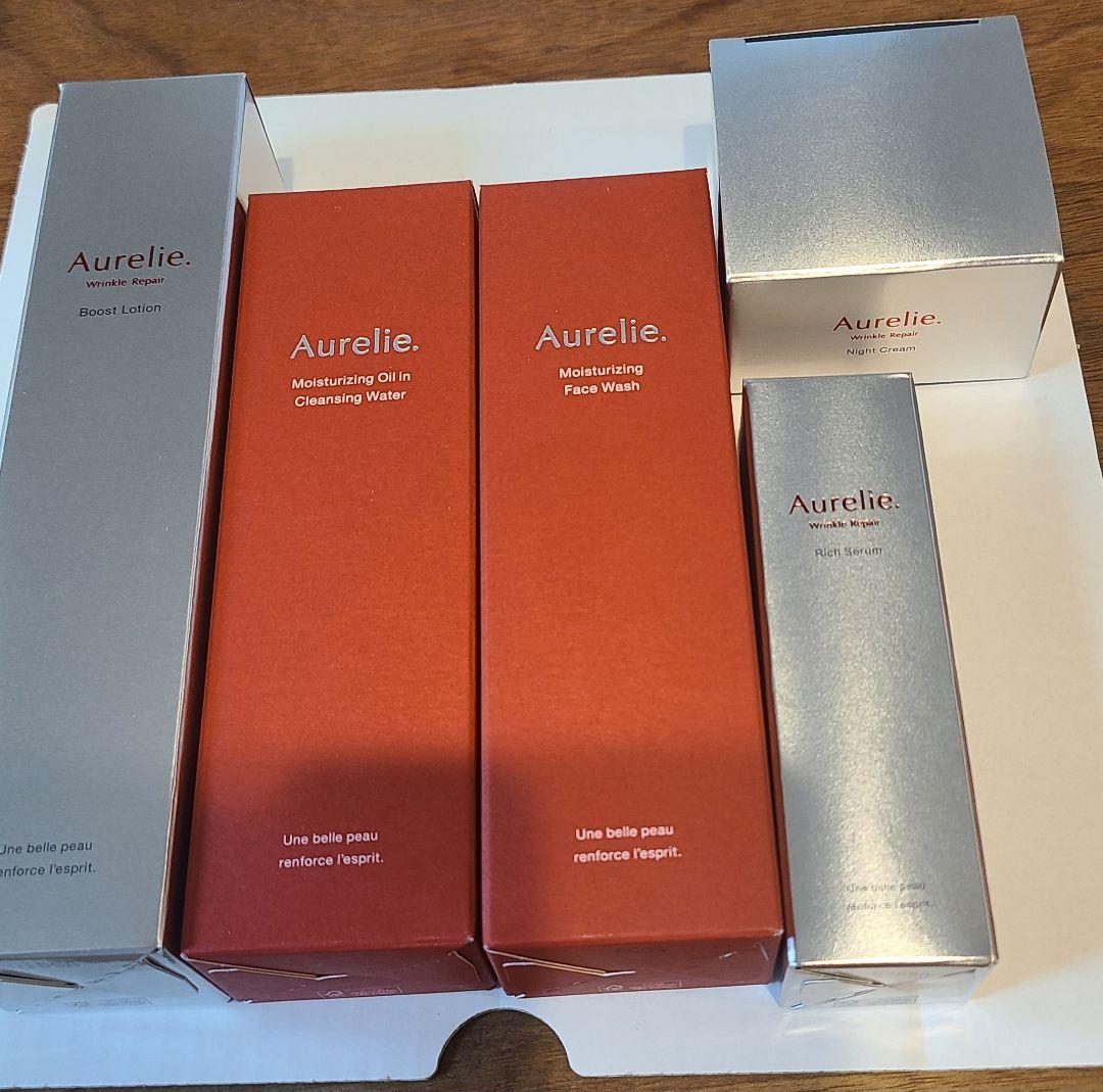 Aurelie. オレリー プレミアム集中ケア 5点セット オレリー Aurelie プレミアムエイジング集中ケア5点セット