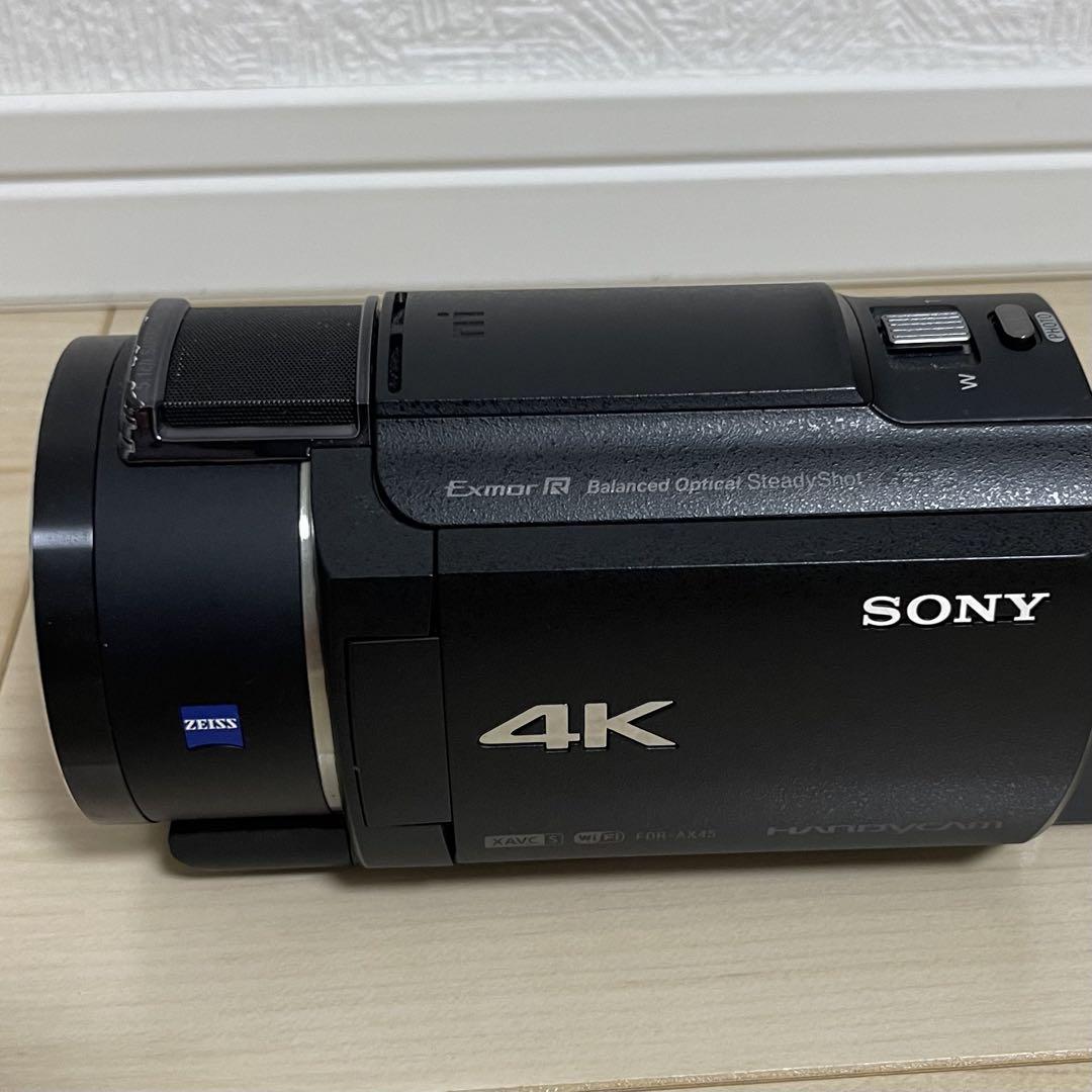 美品！ソニー 4Kビデオカメラ FDR-AX45 ジャンク商品 SONY 4K ビデオカメラ FDR-AX45 ジャンク - メルカリ