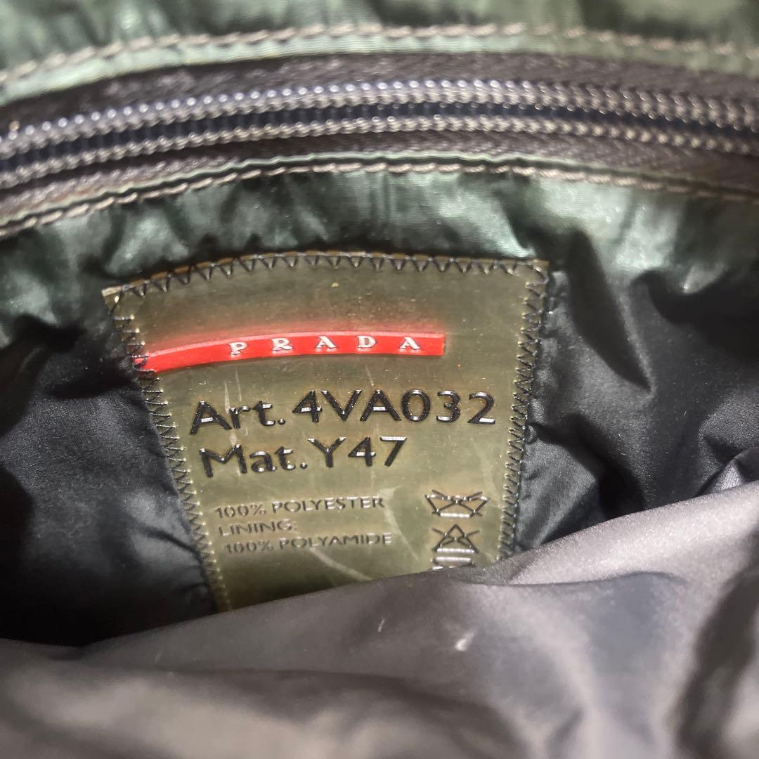 ◇良品PRADA SPORTプラダスポーツ ミニショルダーバッグ ライトブルー◇