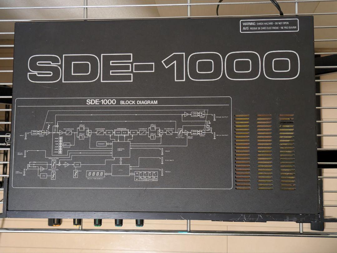 SDE-1000 デジタルディレイ【通電確認のみ・ジャンク】
