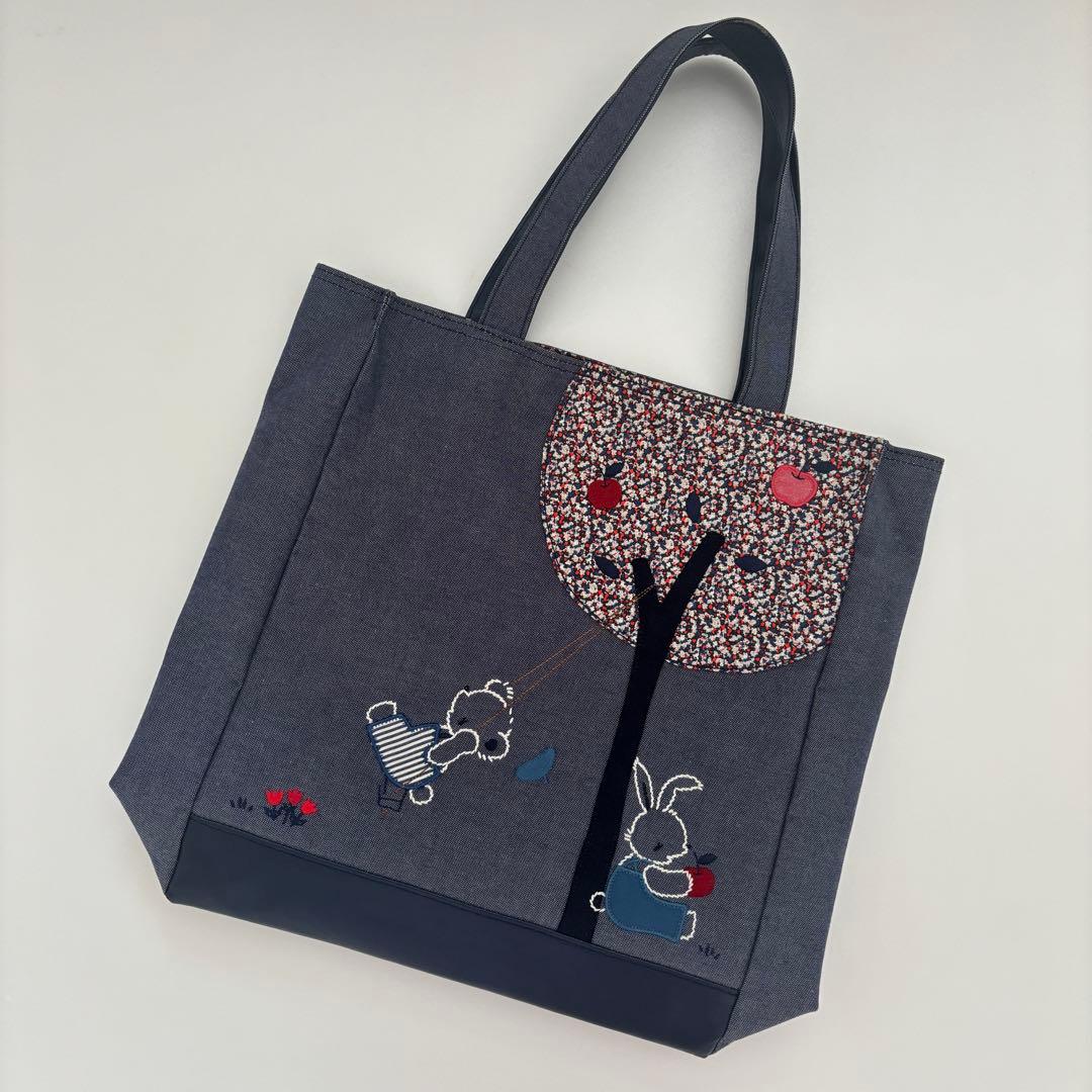 ファミリア　デニムバッグ