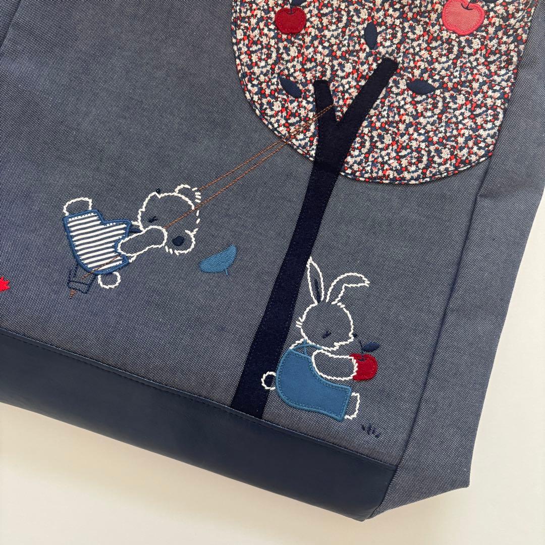 ファミリア　デニムバッグ