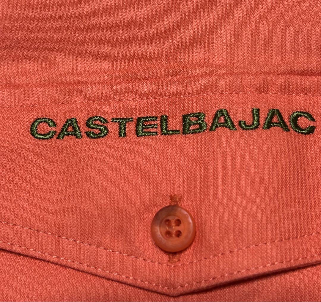 新品CASTELBAJAC SPORT 半袖ボタンダウンシャツ　オレンジサイズ1 新品CASTELBAJAC SPORT 半袖ボタンダウンシャツ オレンジサイズ1
