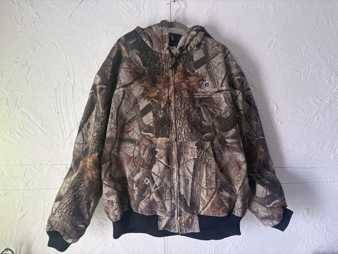 希少ロゴ入り Carhartt リアルツリー アクティブジャケット