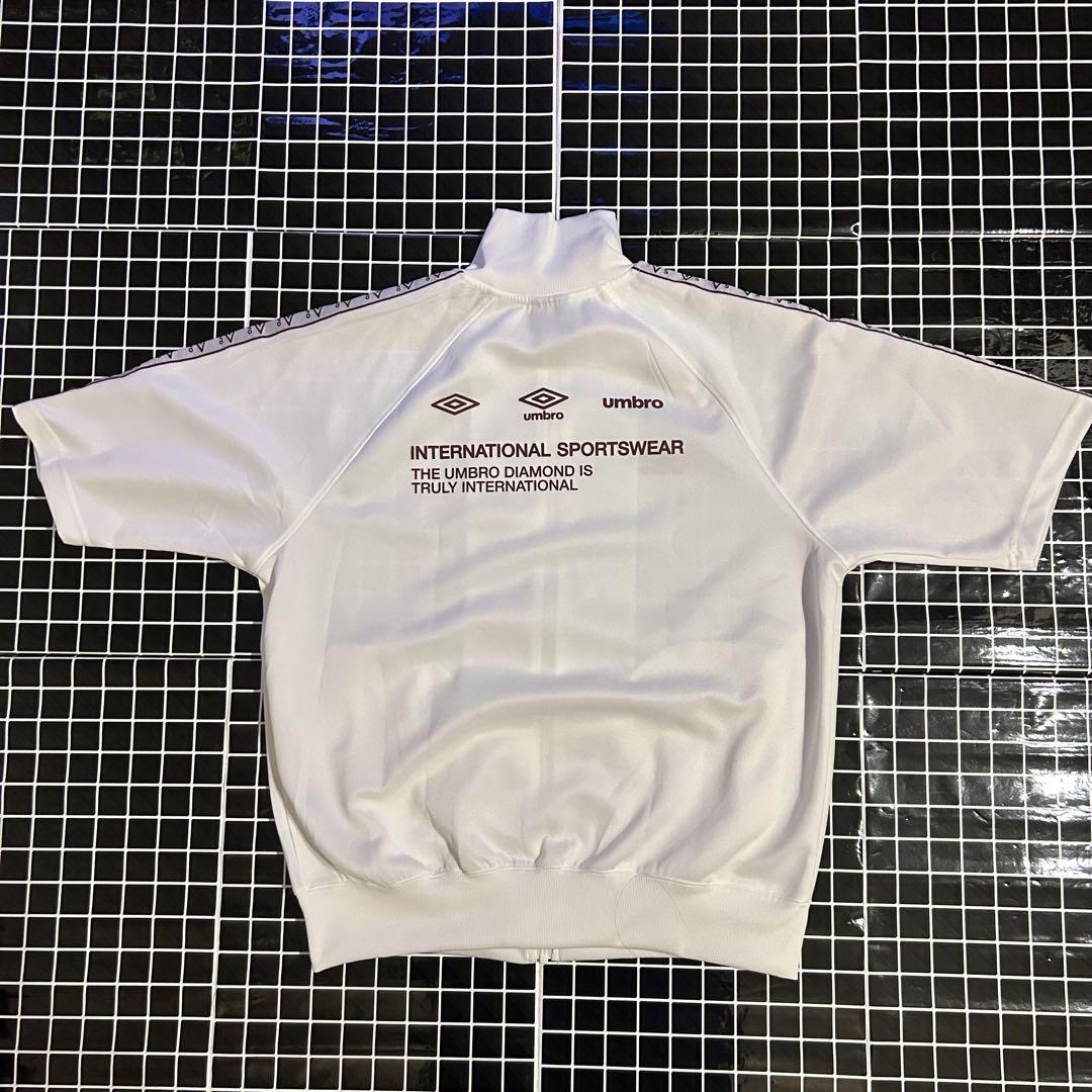 umbro short sleeve track jacket jersey