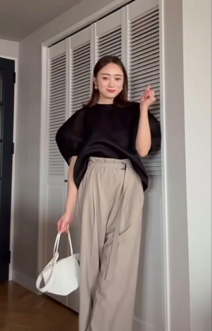 トップス Liten Sheer Sculpture Tops