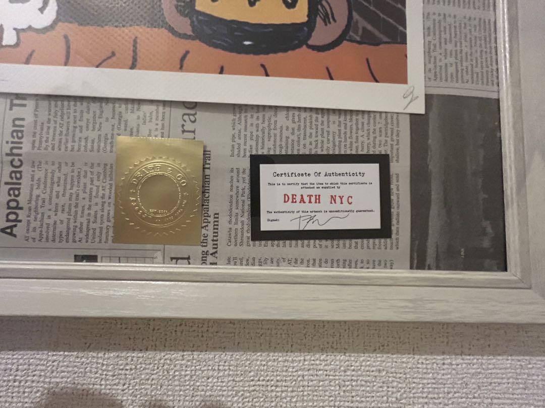 【世界限定100枚】DEATH NYC アートポスター　スヌーピー 万里の長城