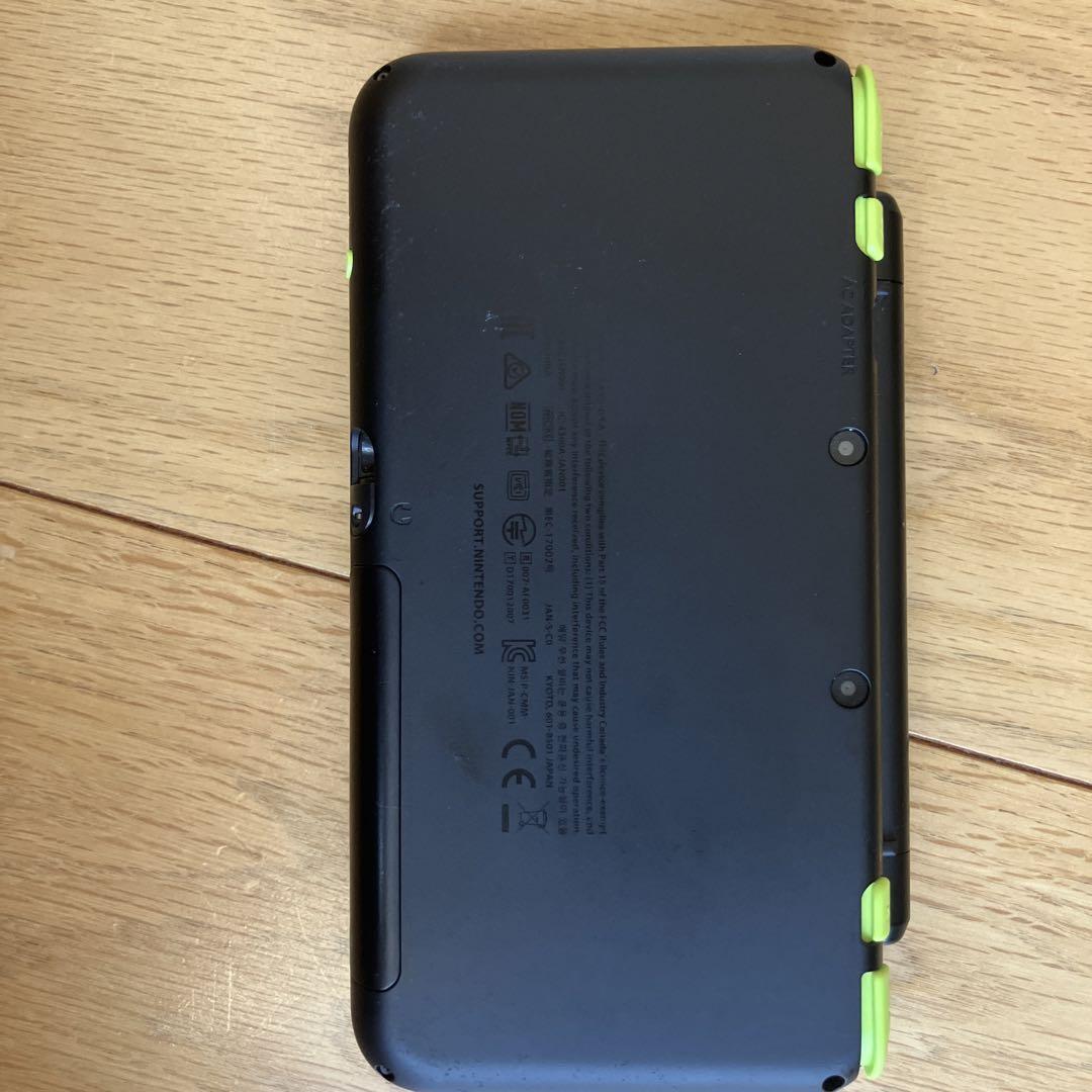 ニンテンドー2DS LL ライム×ブラック 任天堂 画像2