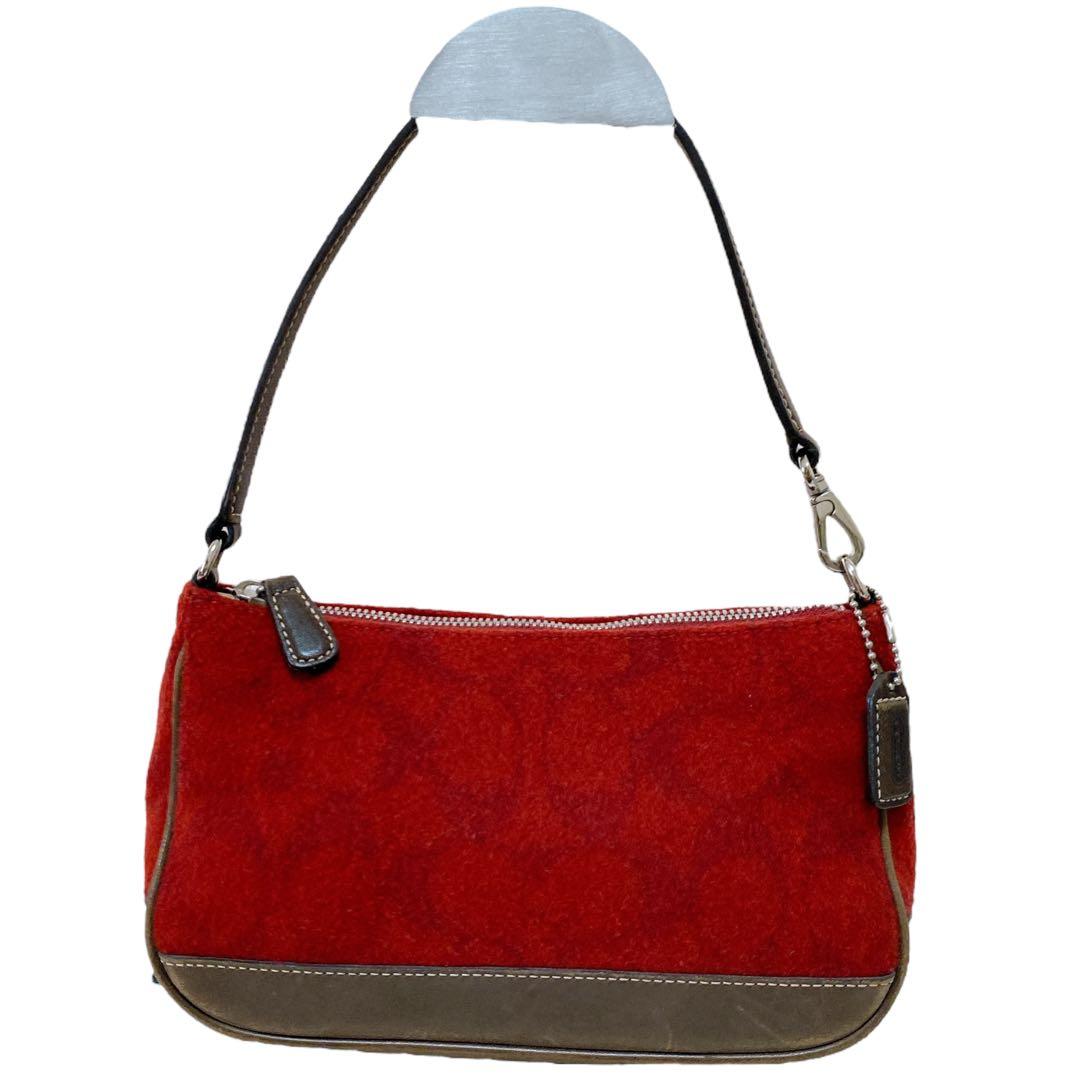 Coach Handbag Accessory Pouch　y2k red
