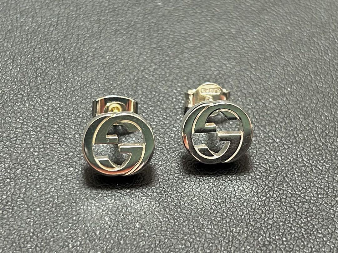 GUCCI グッチ GG インターロッキングG ピアス SV925