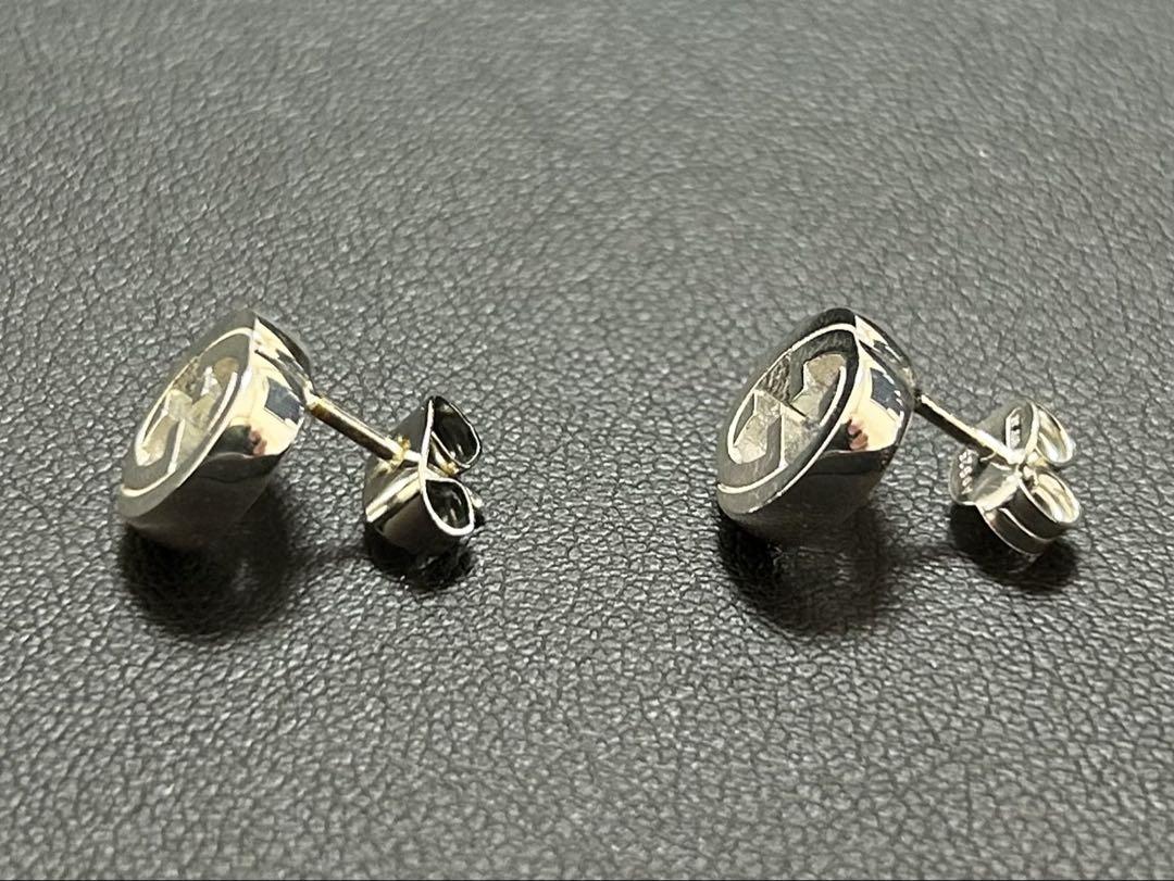 GUCCI グッチ GG インターロッキングG ピアス SV925
