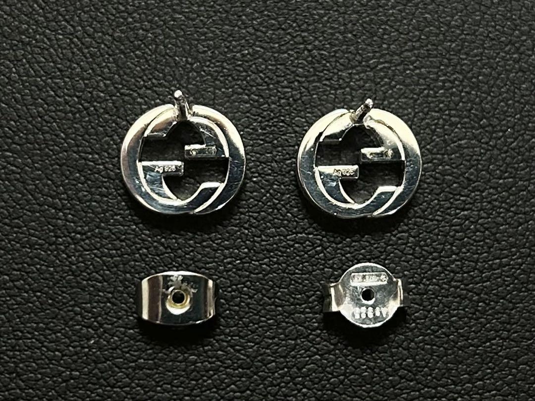 GUCCI グッチ GG インターロッキングG ピアス SV925