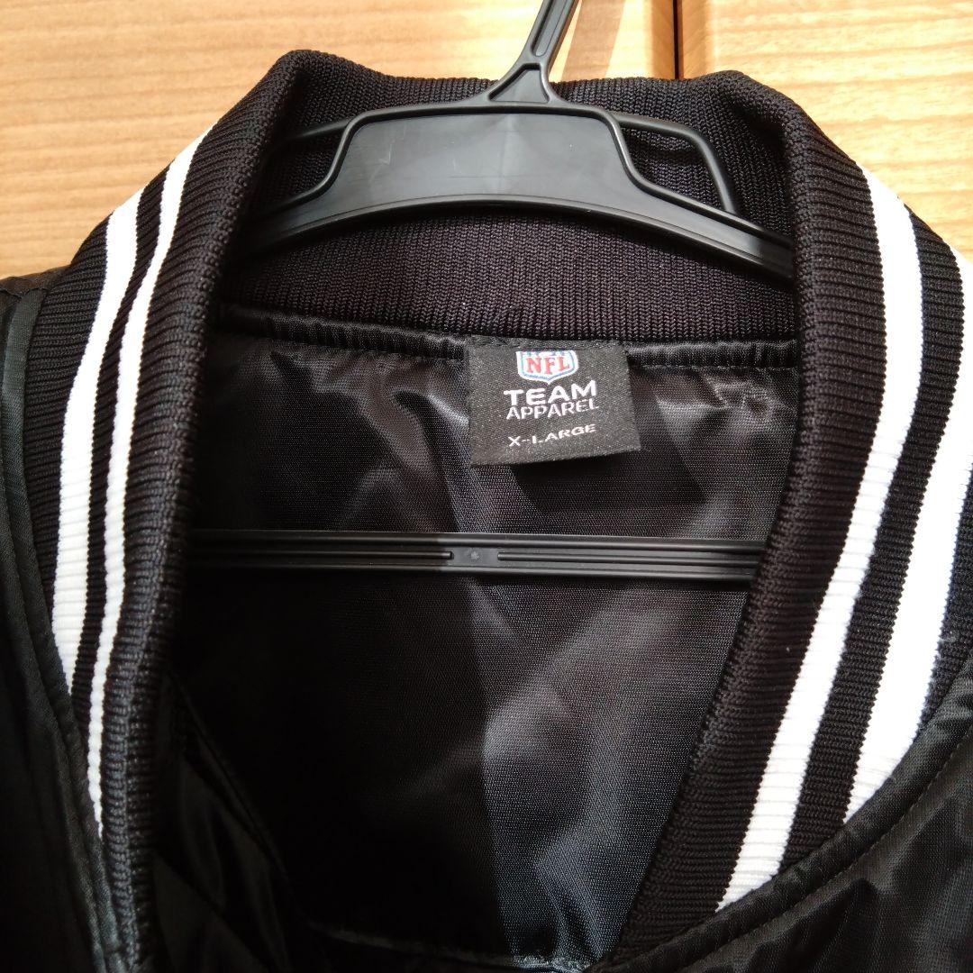 美品　RAIDERS スタジャン ブラックジャケット