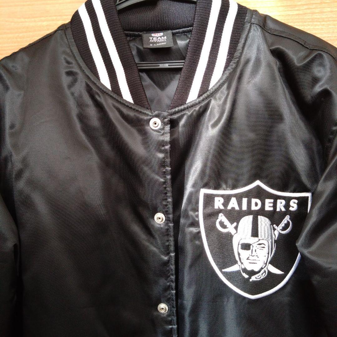 美品　RAIDERS スタジャン ブラックジャケット