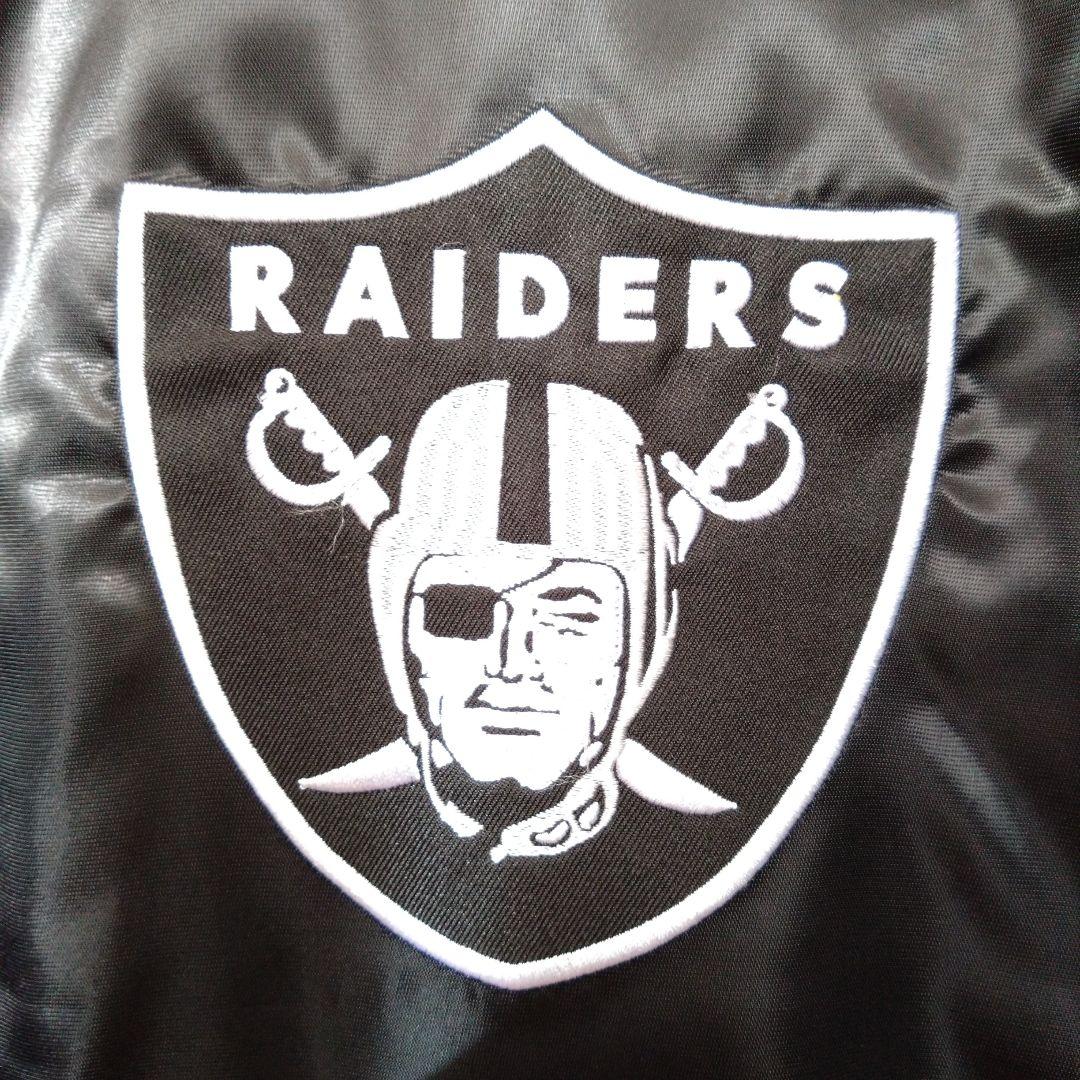 美品　RAIDERS スタジャン ブラックジャケット