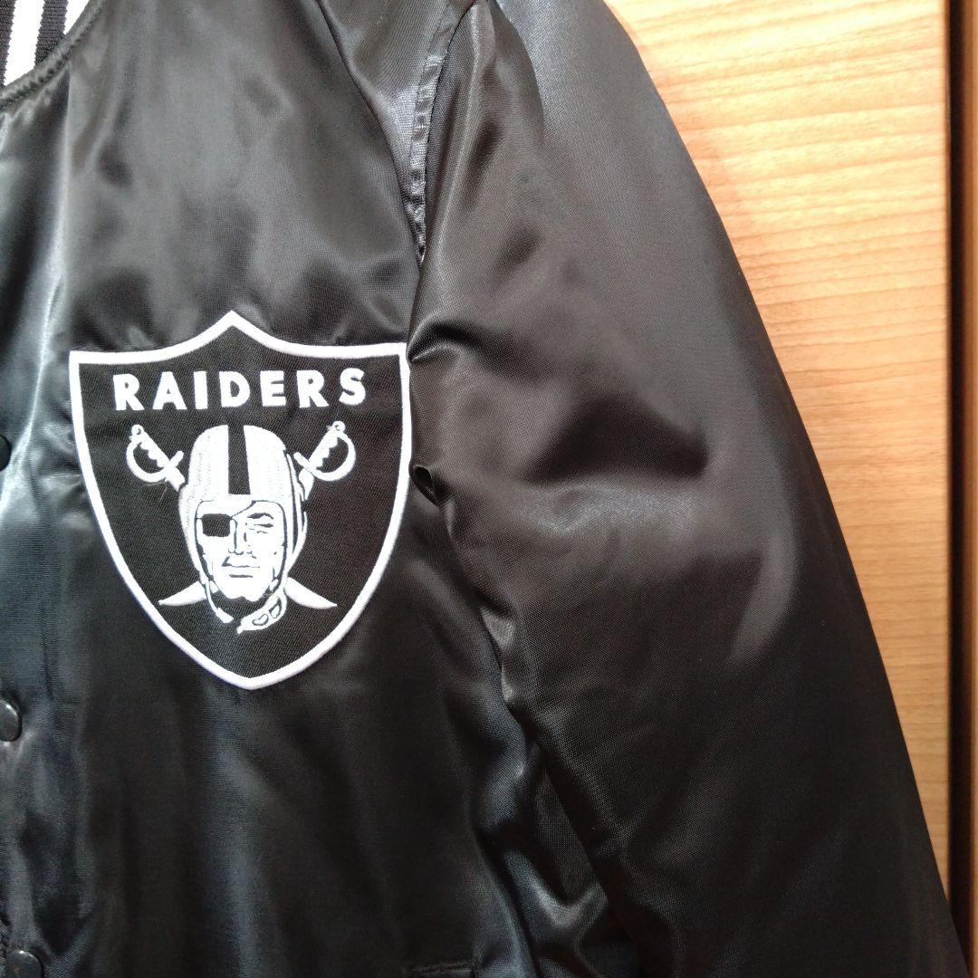 美品　RAIDERS スタジャン ブラックジャケット