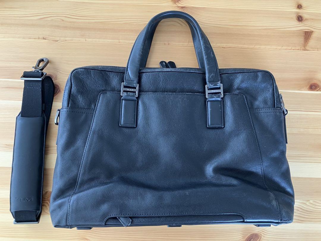TUMI ツゥミ レザー ブリーフケース ビジネスバッグ ブラック