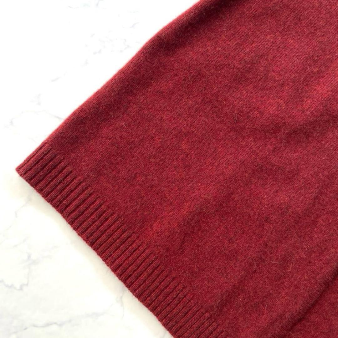 かぐれ kagure ウール ロングカーディガン ガウン 赤 レッド FREE かぐれ kagure ウール ロングカーディガン ガウン 赤 レッド FREE