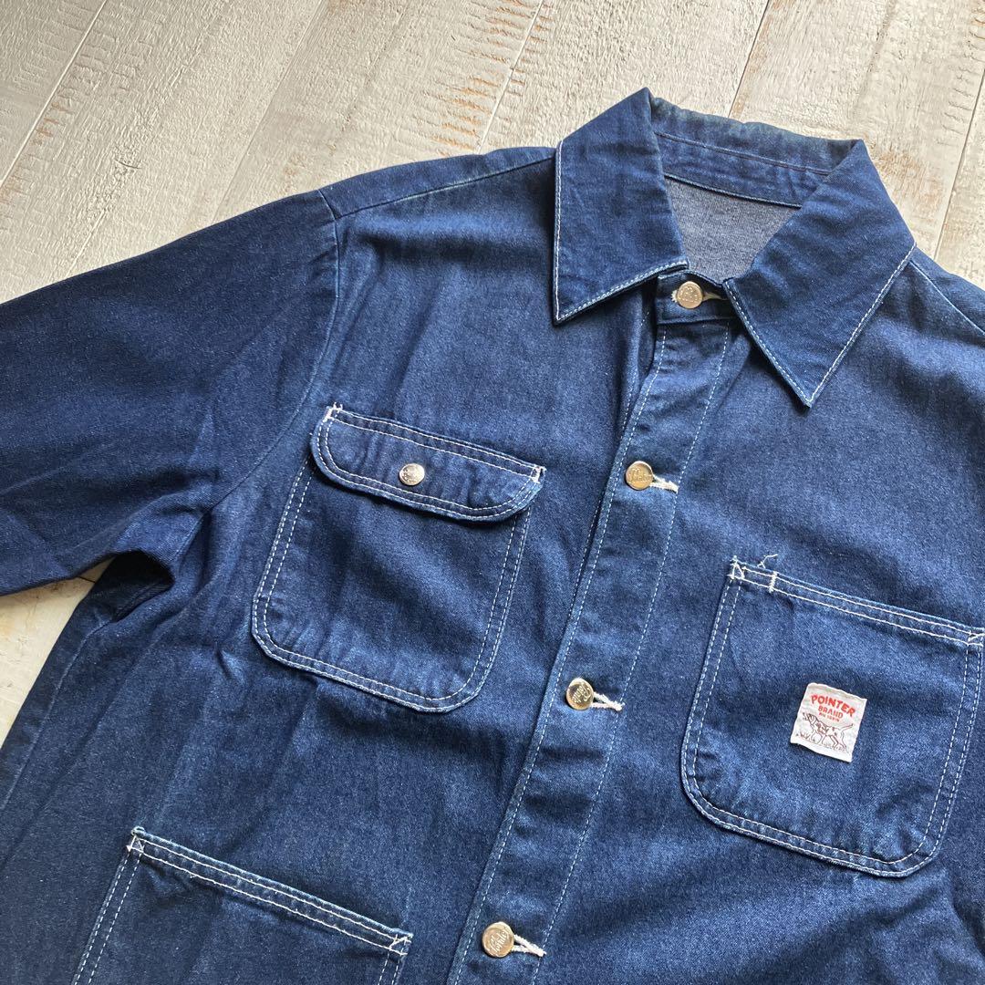 ポインターブランド デニムカバーオール 42 USA製 vintage