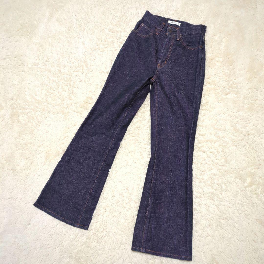 極美品！MOUSSY　MVS FLARE　デニム　23インチ　One Wash