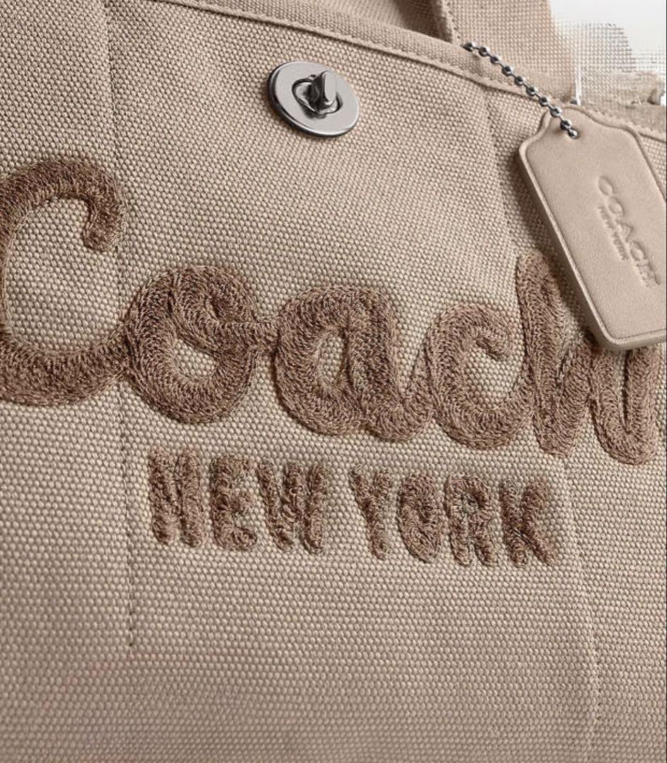 新品COACH コーチ ハンドバッグ カーゴ トート ショルダーバッグ　ベージュ