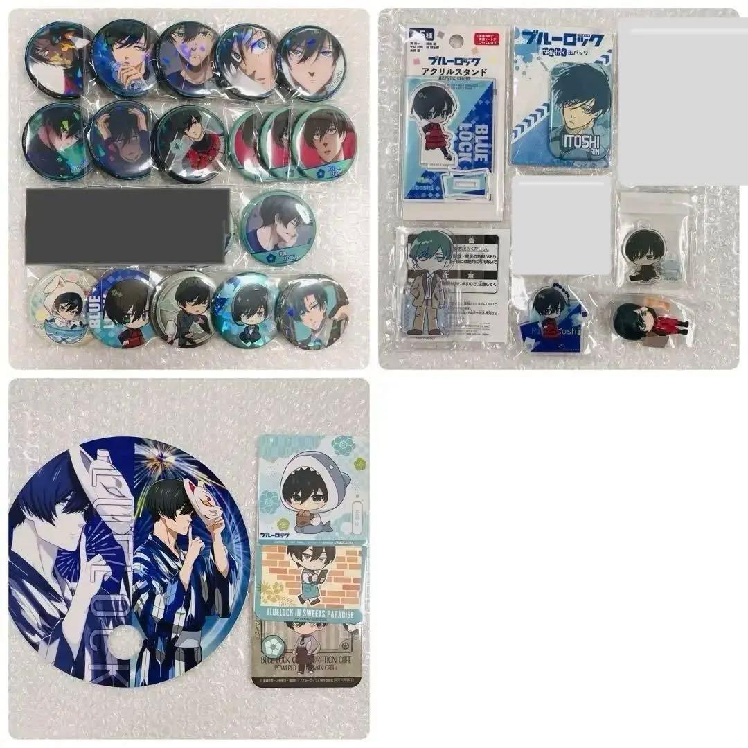 ブルーロック　糸師凛　まとめ売り　缶バッジ アクリルスタンド　コースター
