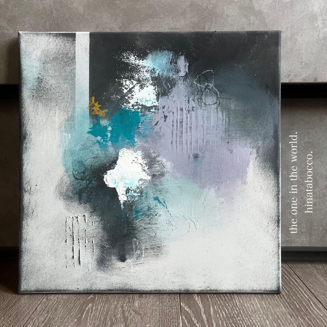 現代アート　約30×30㎝　大きめ　モダン　絵画　原画　抽象画　アートパネル 現代アート 約30×30 大きめ モダン 絵画 原画 抽象画 アート