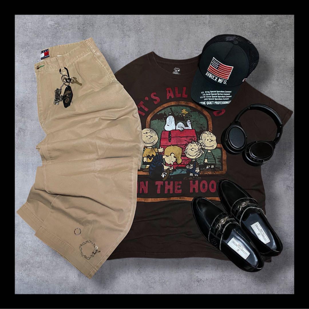 PEANUTS Tシャツ  アメカジ コーデ c-boy style