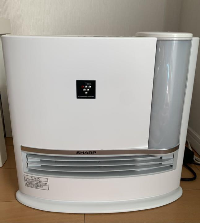 【ラッピング不可】 シャープ 加湿 セラミックファンヒーター プラズマクラスター HX-L120-W - ファンヒーター