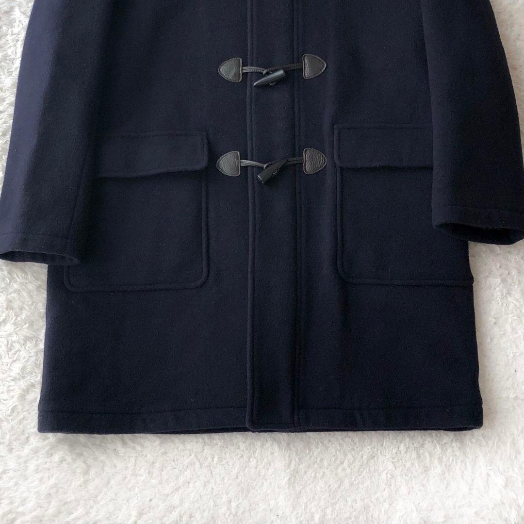 ブルックスブラザーズ ダッフルコート メルトン トグル レザー ネイビー L ブルックスブラザーズ ダッフルコート メルトン トグル レザー ネイビー L