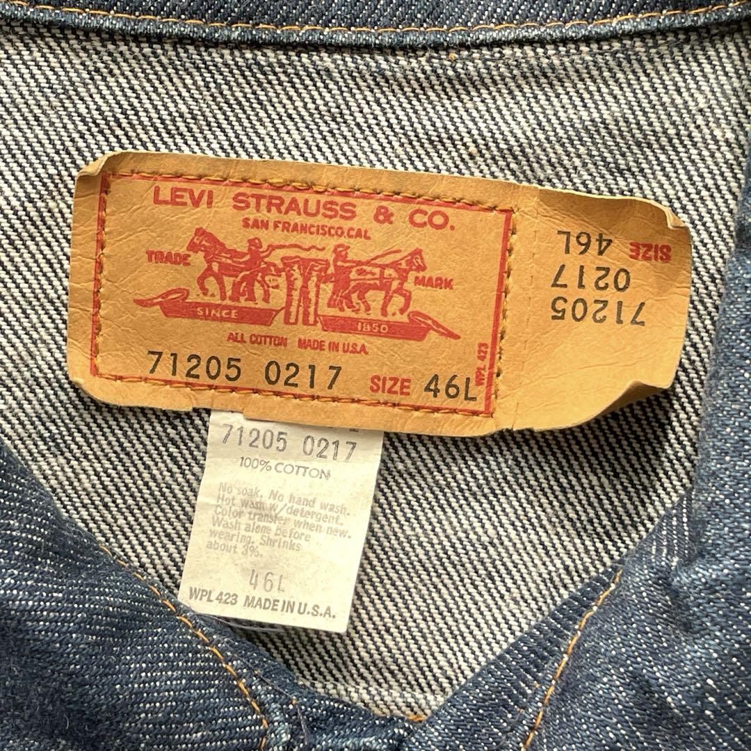 極上真っ紺！BIG SIZE！70s〜 Levis 71205 46L USA製