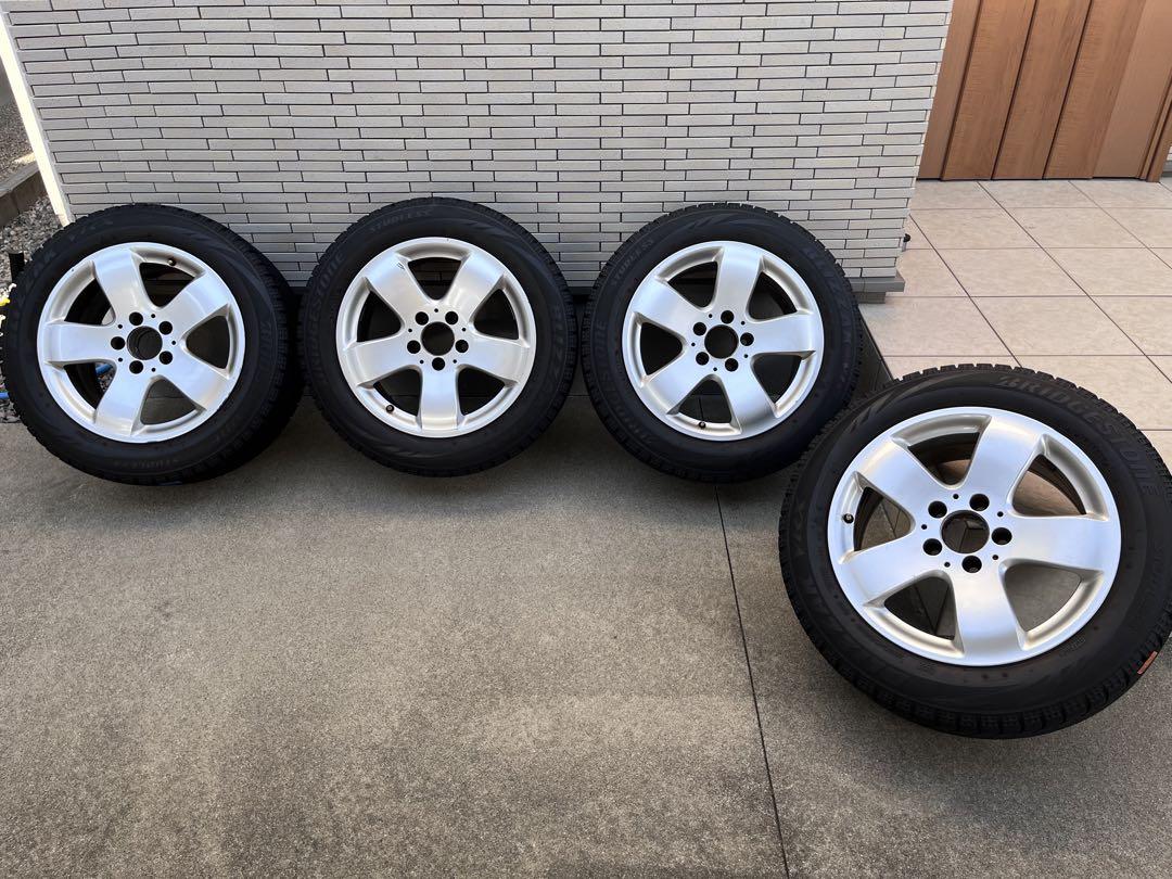 富山　手渡限定　メルセデス　Eクラス W211 純正 ブリヂストンスタッドレス