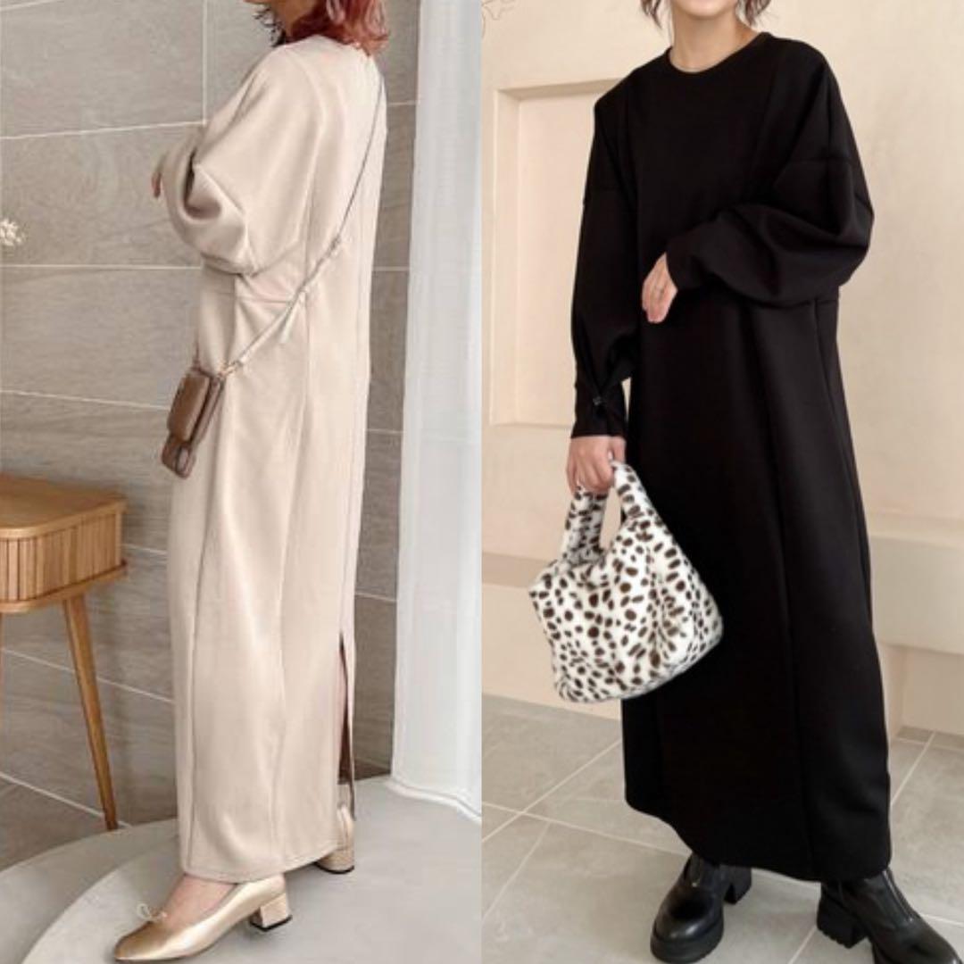 JUMELLE コクーンドロップワンピース　2色セット