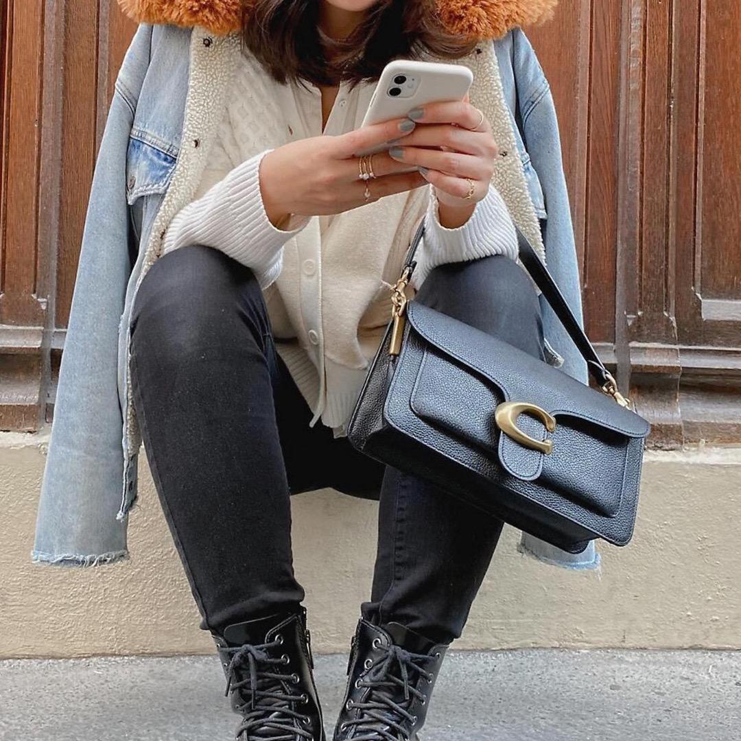 新品 正規品】COACH コーチ タビー ショルダー バッグ 26 ブラック