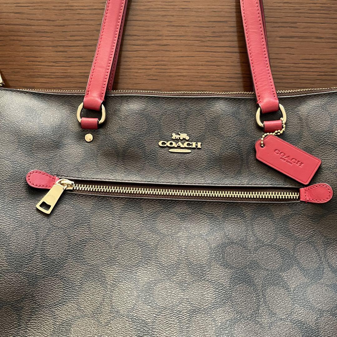 【美品】COACHトートバッグ
