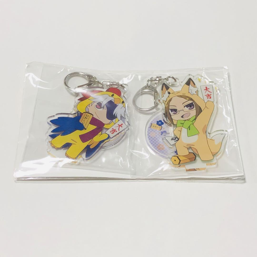学園BASARA アクリルキーホルダー　元親　元就 学園BASARA アクリルキーホルダー 元親 元就 - メルカリ