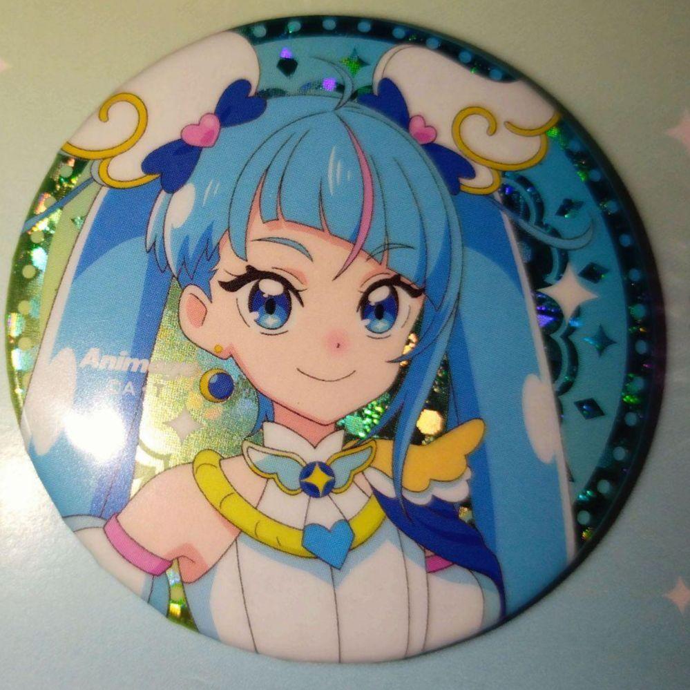ひろがるスカイ！プリキュア ひろプリ アニメージュ ホログラム缶バッジ ひろがるスカイ！プリキュア ◎ ホログラム缶バッジ