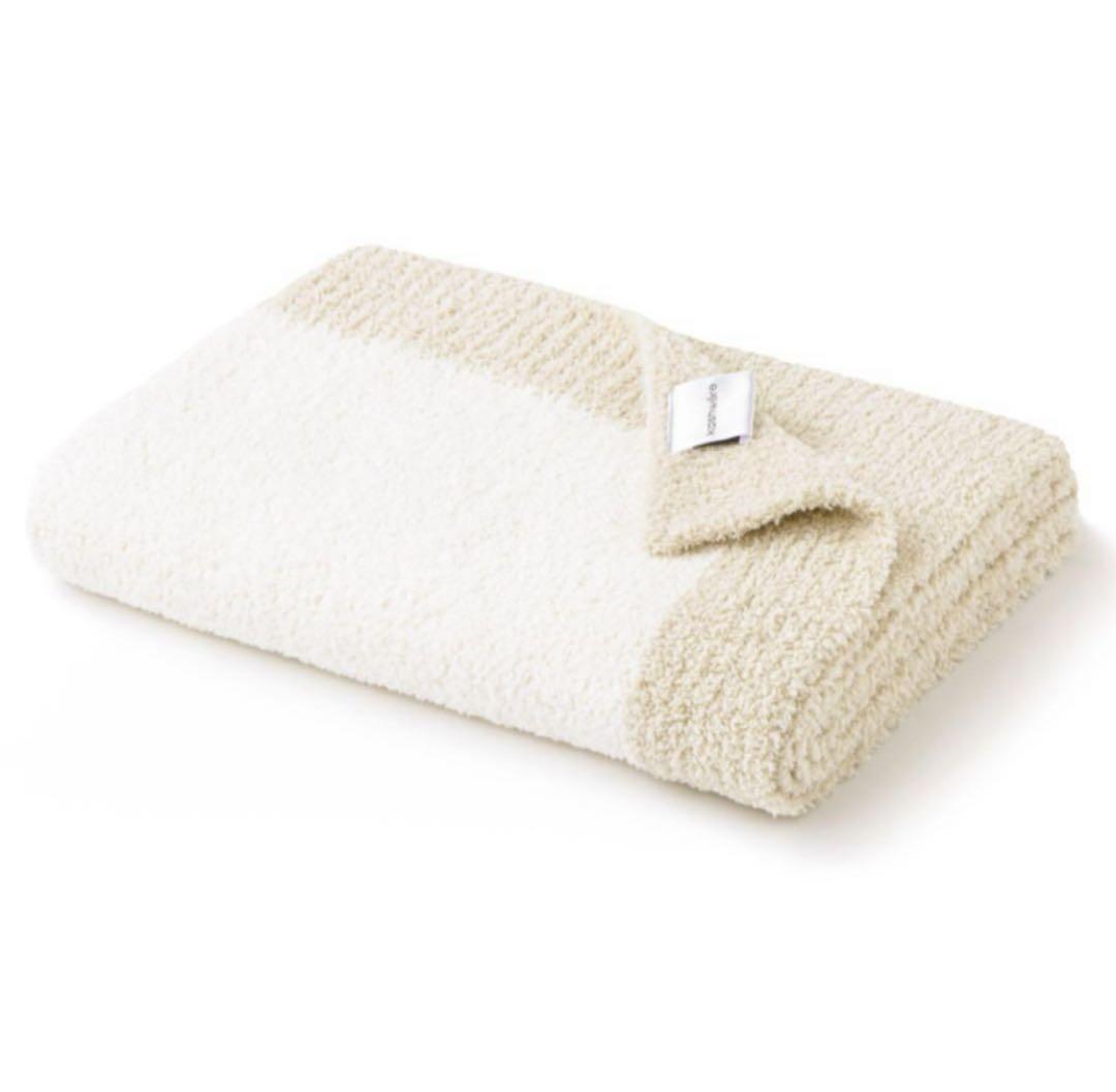 【新品・未使用】カシウェア kashwere ハーフブランケット　トリム