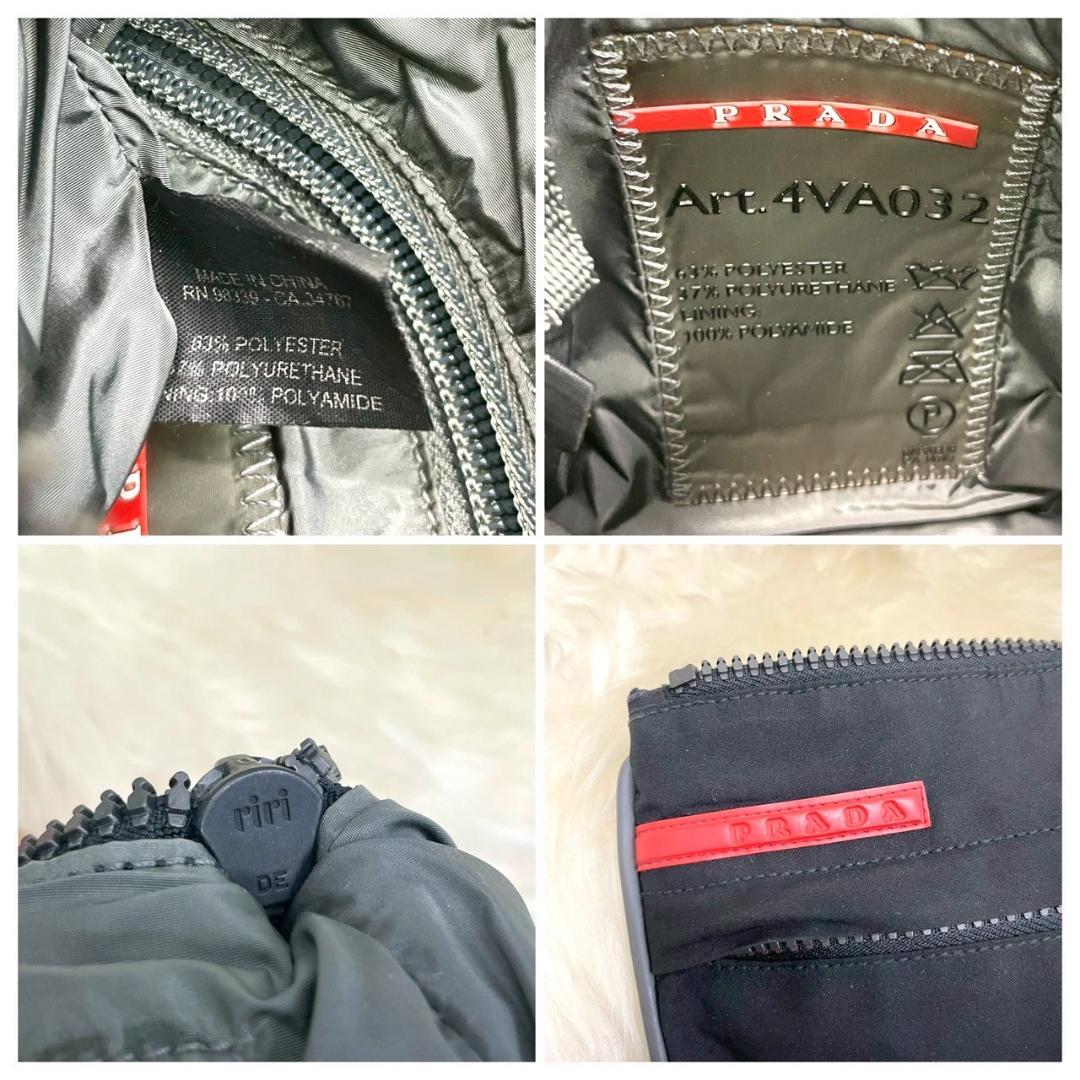 美品　PRADA　プラダ　スポーツ　ナイロン　ショルダーバック　ブラック