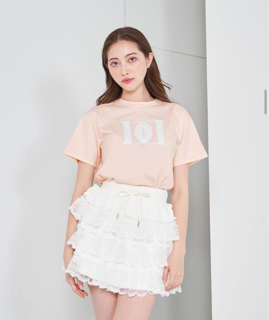 予約商品】キルティングアップリケビジューTシャツ – Darich