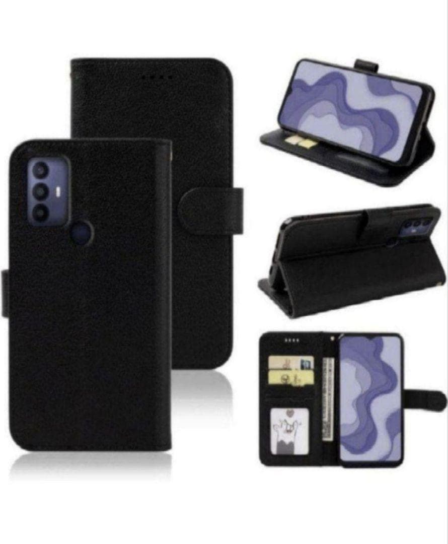 Sharp Aquos V6 V6 Plus ケース 手帳型 ブラック