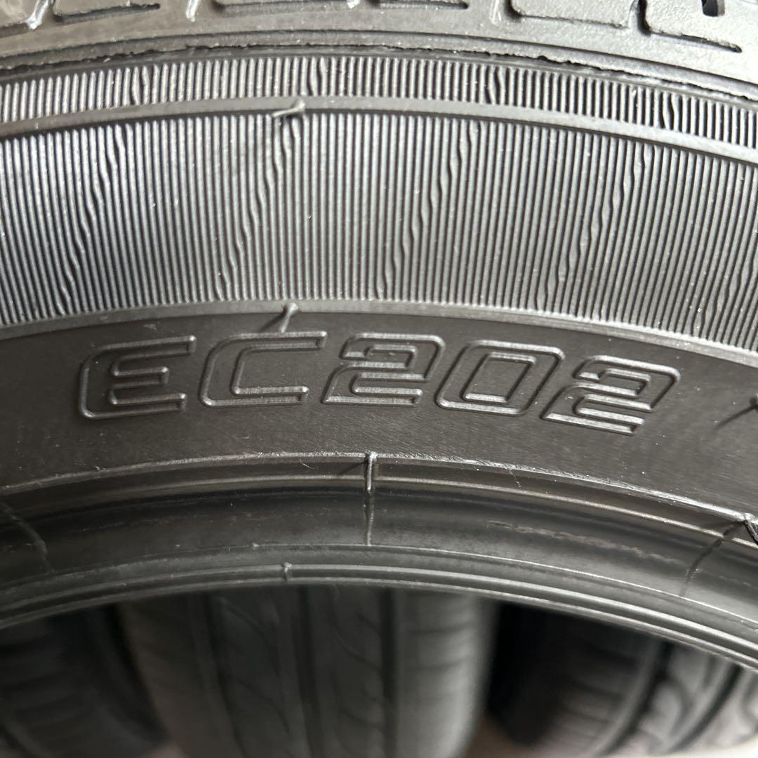 送料無料◆155/65R14/夏4本/残溝約6㎜/DUNLOP/2本片減り/軽用