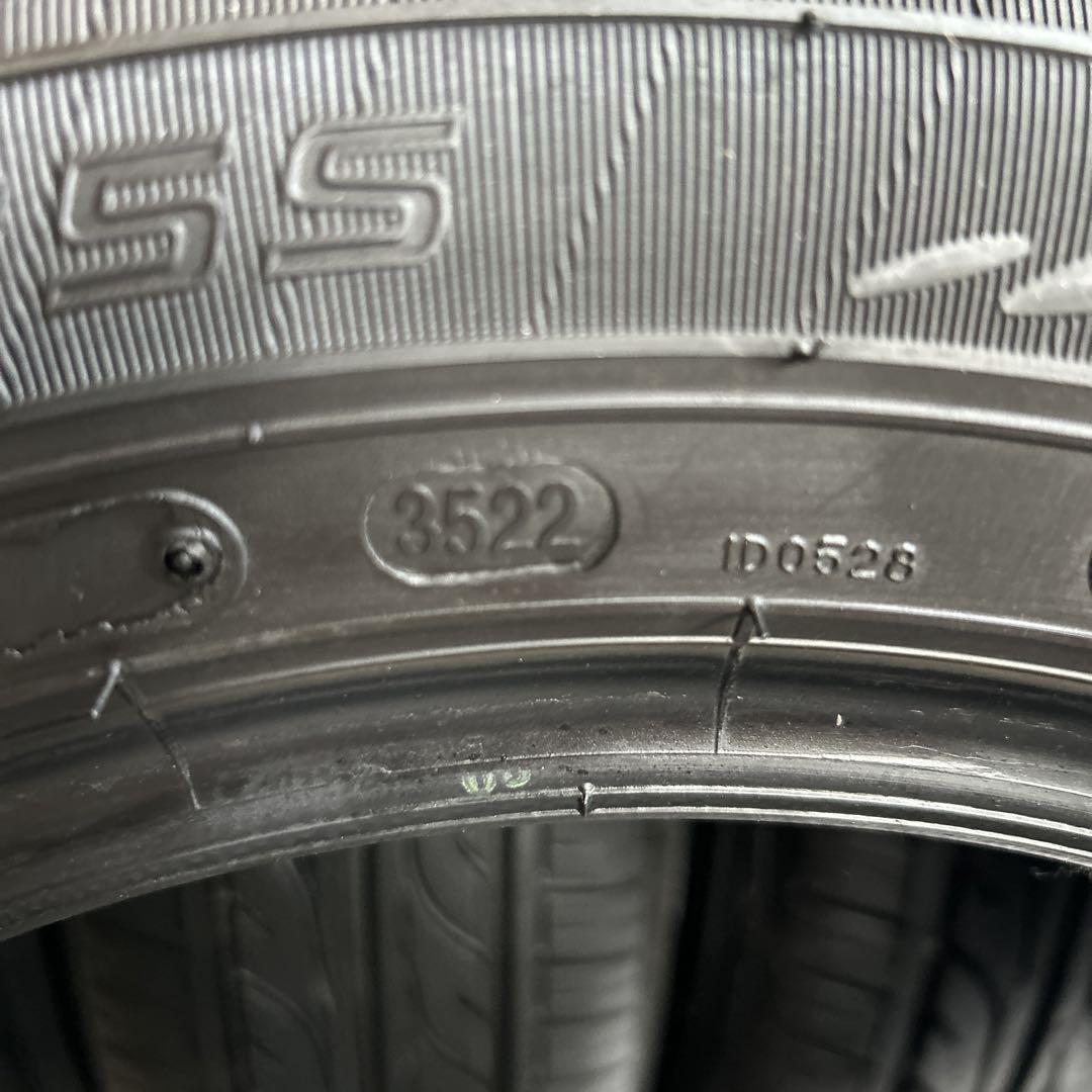送料無料◆155/65R14/夏4本/残溝約6㎜/DUNLOP/2本片減り/軽用