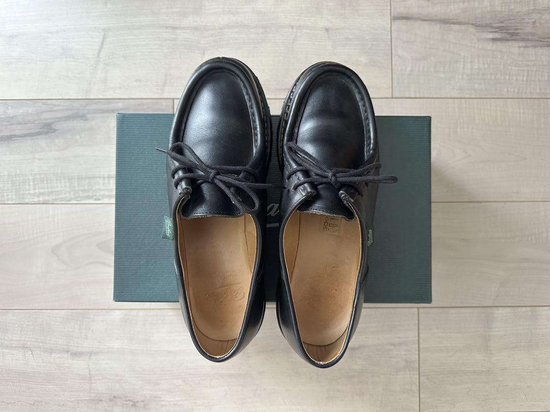 r.i.d.o【美品】パラブーツ ミカエル NOIR ブラック サイズ42