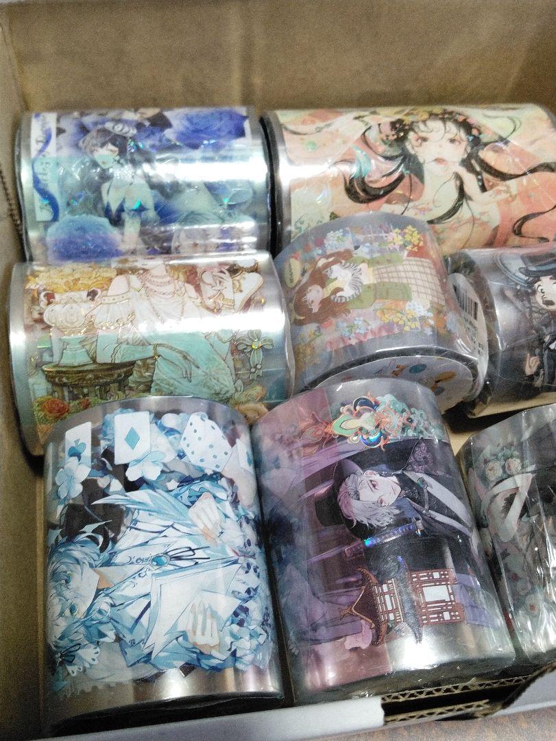 M339　処分価格！！　海外マステ　巻き（人物）12本　まとめ売りP