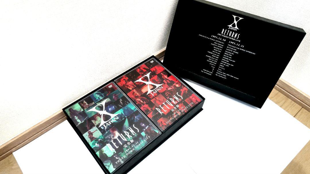 X JAPAN RETURNS 完全版 DVD-BOX　初回生産限定盤　新品同様 Amazon.co.jp: X JAPAN RETURNS 完全版 DVD-BOX : X JAPAN: DVD