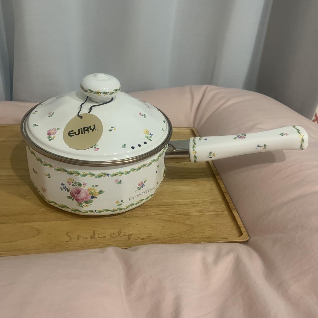 EJIRY エジリー　フィレンツェ　花柄　片手鍋　16cm