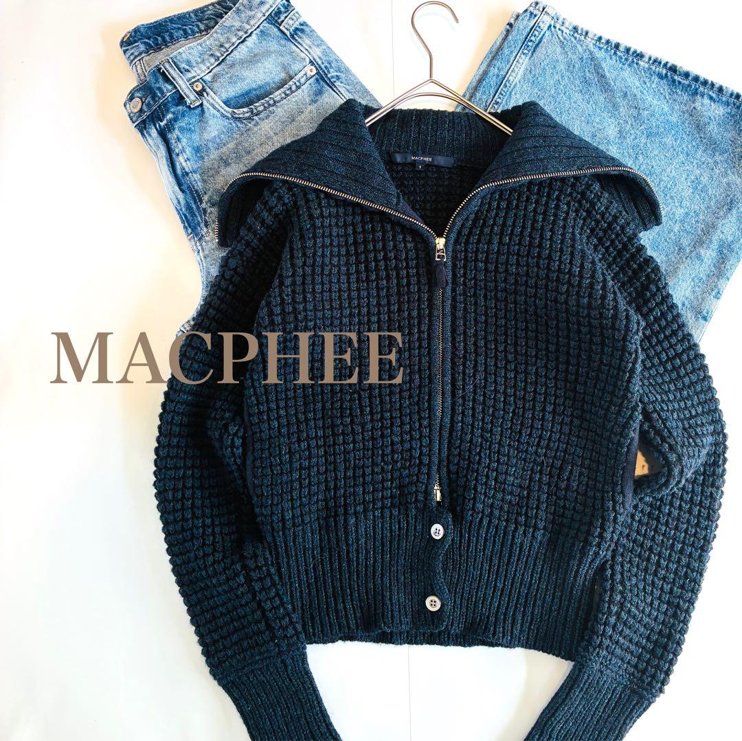 マカフィー　ニット　ジップニット