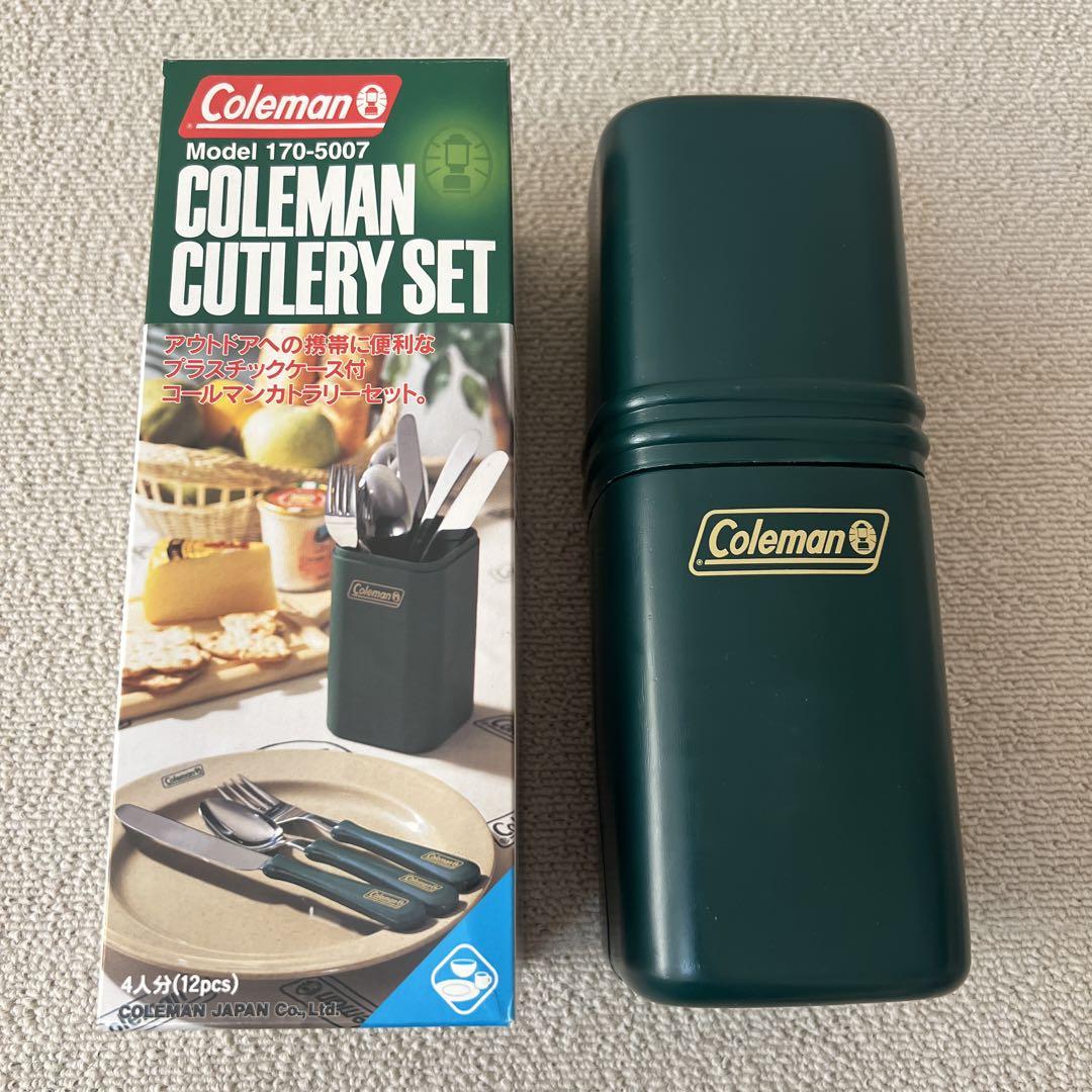 USED・Coleman・コールマン・食器＆カトラリーセット Coleman コールマン カトラリーセット ケース付き - メルカリ
