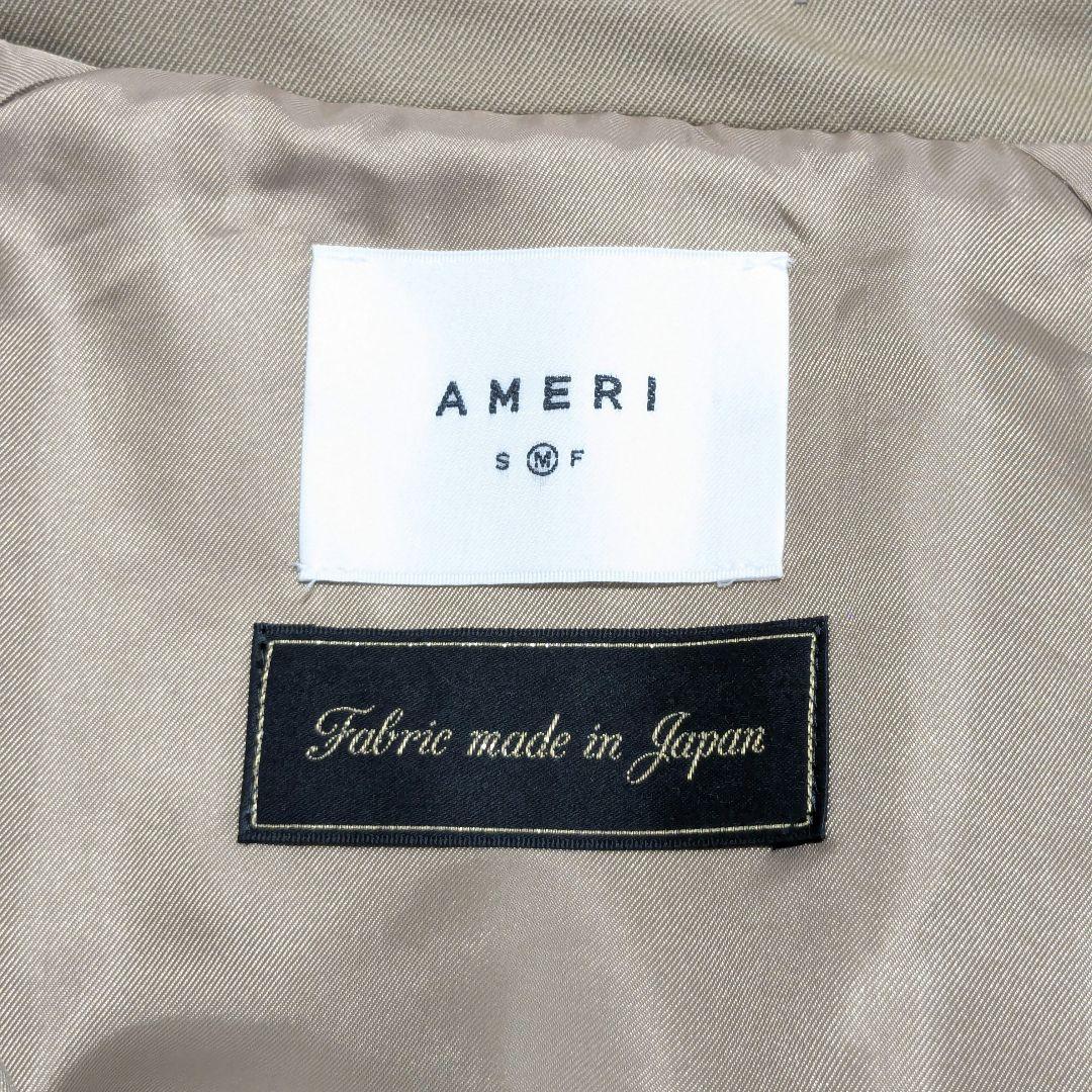 美品　Ameri　MINIMAL FLARE LONG TRENCH COAT